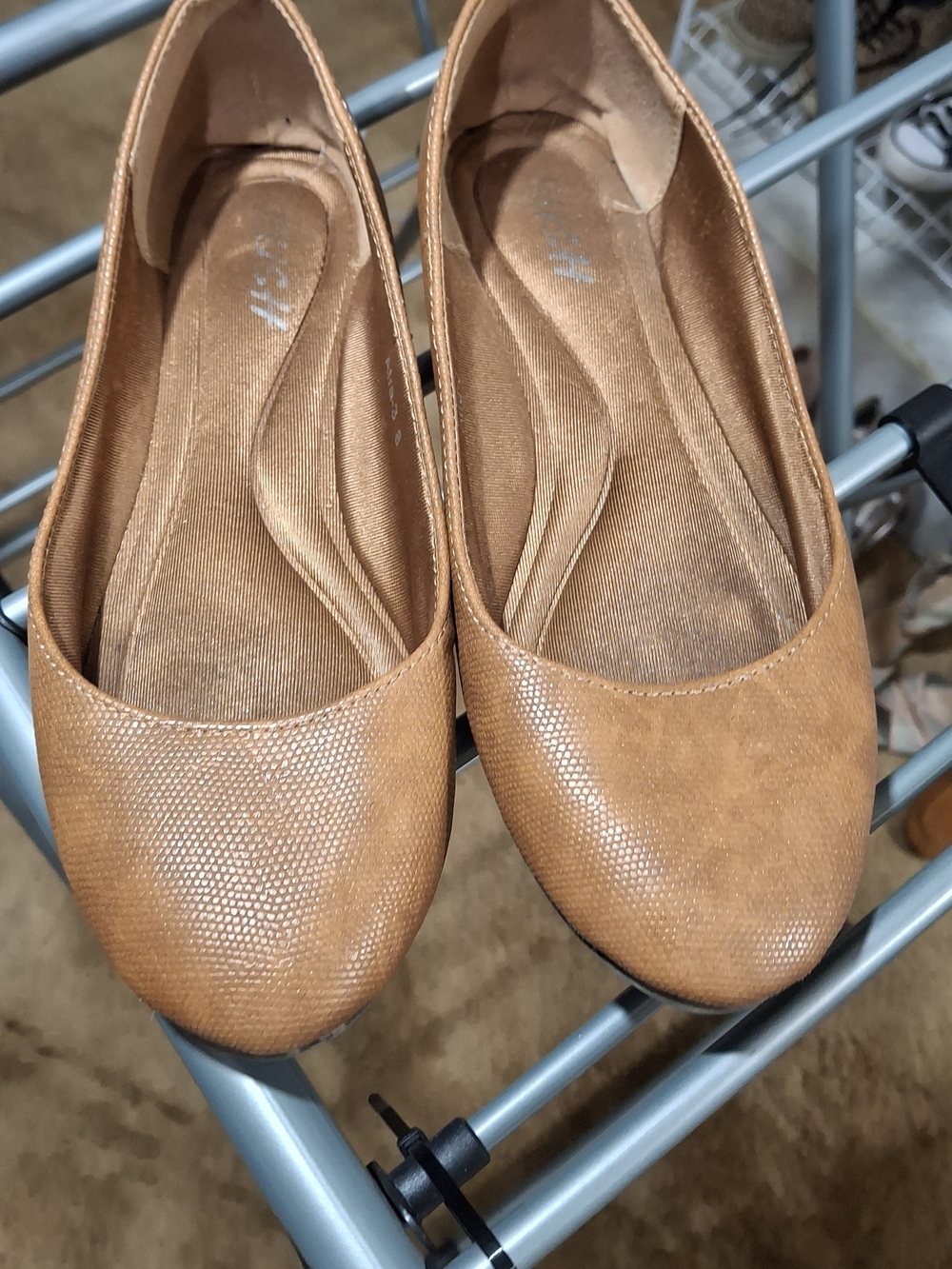 Women’s Tan Ballet Flats - Classic Everyday Slip-Ons